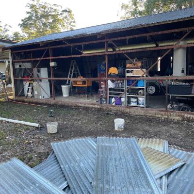 Shed Recladding